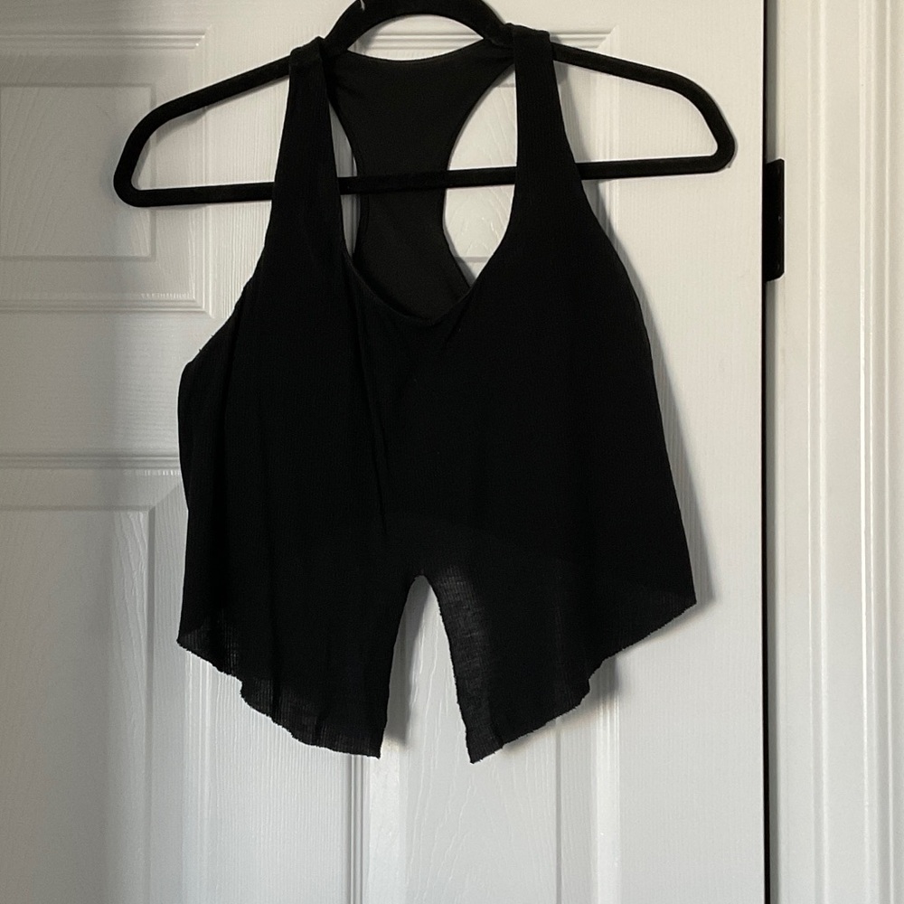 Niyama Sol Black Flowing Racerback Tank